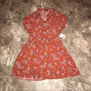 Button Down-Collared Dress